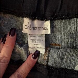 Oh mama maternity jeans Medium  30 32 waist